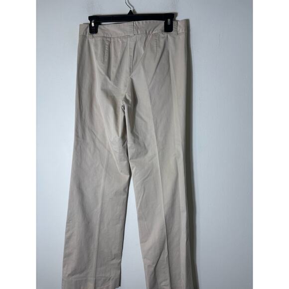 Lilly Pulitzer Khaki Straight Leg Ankle Pants Sz 6 - Picture 2 of 2